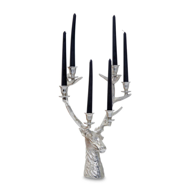 Premier Housewares Stag Candelabra 6 Candles