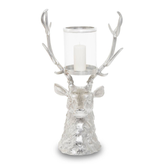 premier housewares Stag Glass Candle Holder