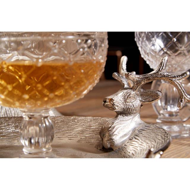 Premier Housewares Stag Nickel Finish Serving Tray