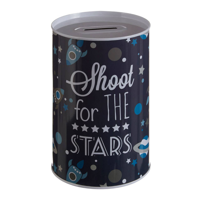 Premier Housewares Stars Large Money Tin