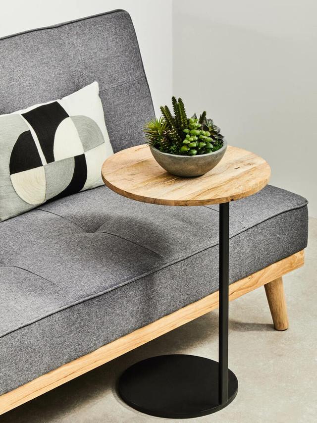 Premier Housewares Stockholm 3 Seat Grey Sofa Bed