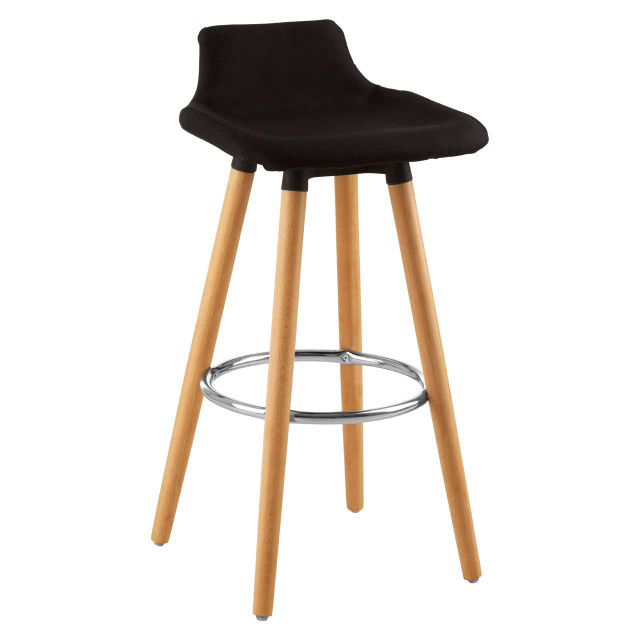Premier Housewares Stockholm Black Bar Stool