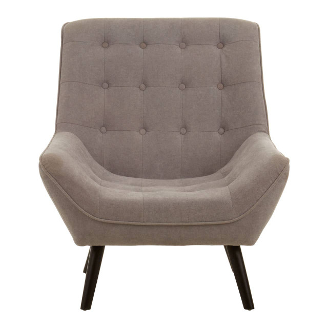 Premier Housewares Stockholm Grey Curved Chair
