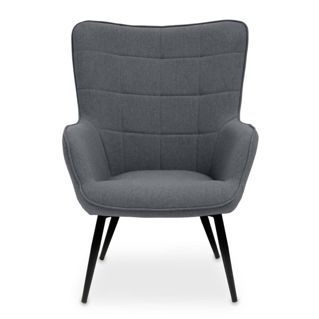 premier housewares Stockholm Grey Fabric Armchair