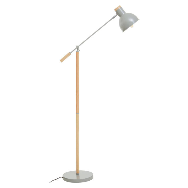 Premier Housewares Stockholm Matte Grey Floor Lamp