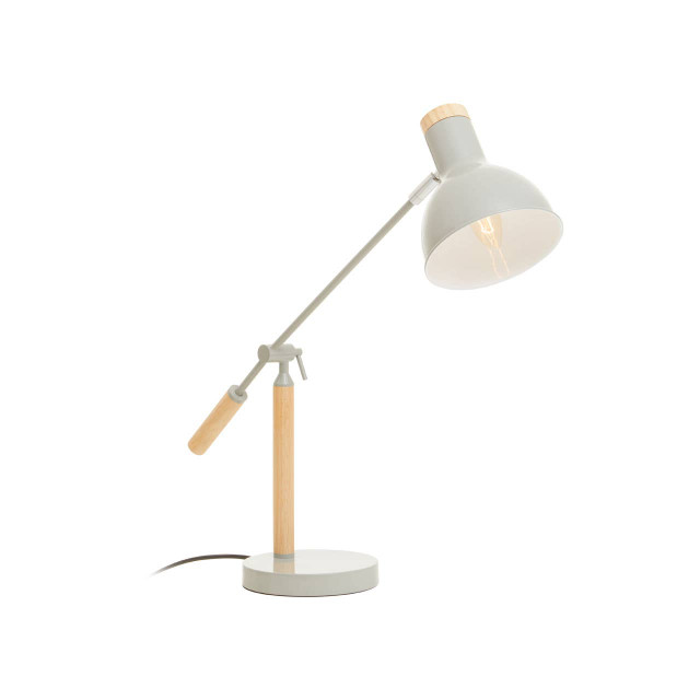 Premier Housewares Stockholm Matte Grey Table Lamp