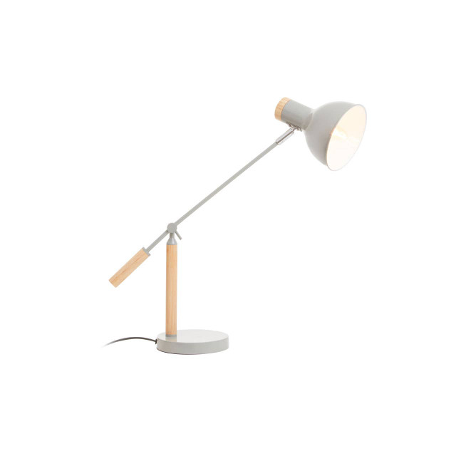 premier housewares Stockholm Matte Grey Table Lamp