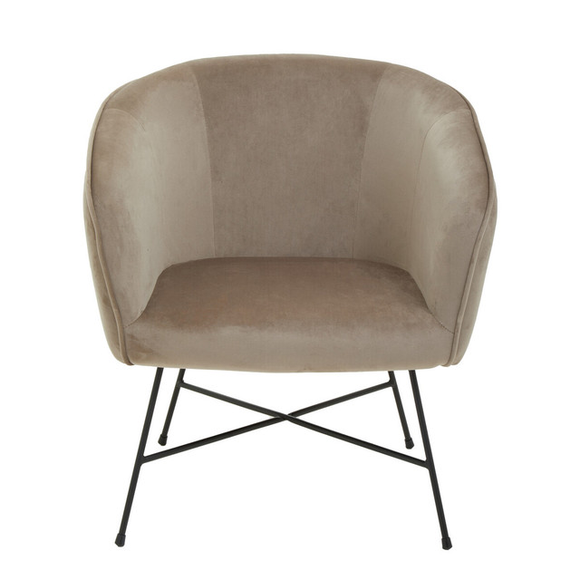 premier housewares Stockholm Mink Velvet Chair