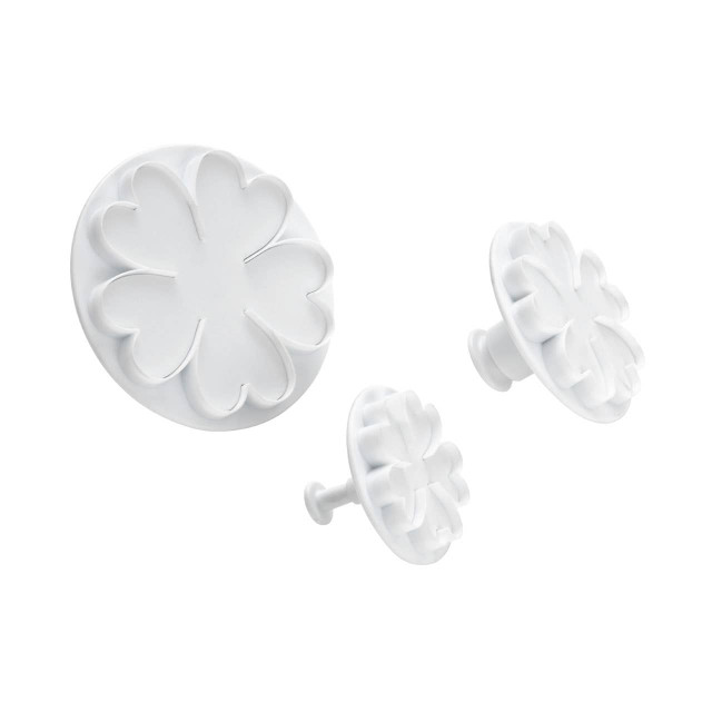 premier housewares Sucre 3 Piece Flower Cutter Set