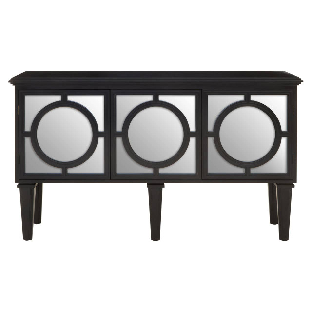 Premier Housewares Telese Black Finish Sideboard