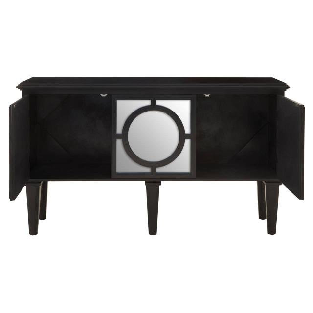 Premier Housewares Telese Black Finish Sideboard