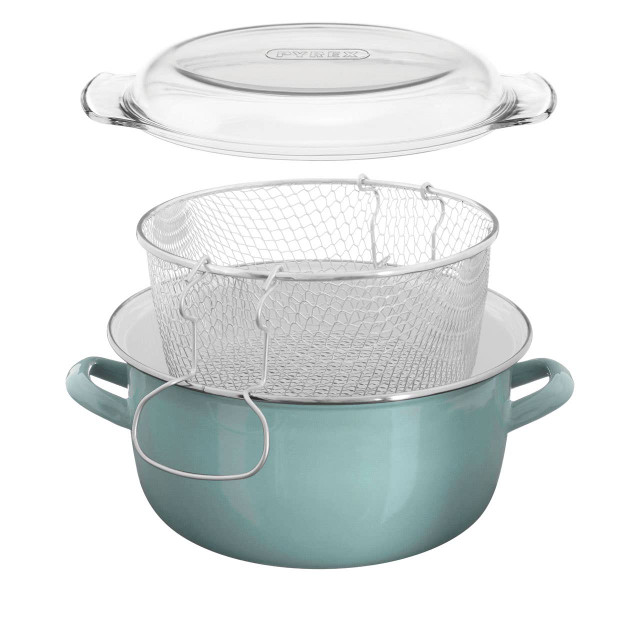 Premier Housewares Telo Green Deep Fryer