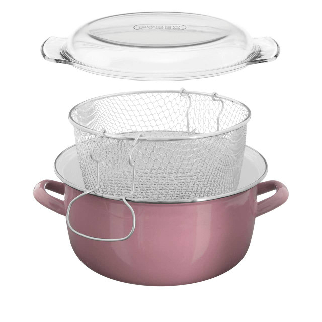 premier housewares Telo Pink Deep Fryer