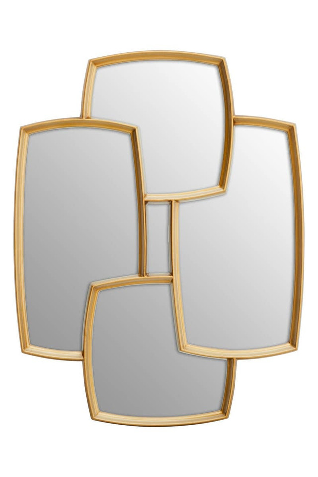 Premier Housewares Terni Gold Finish Wall Mirror