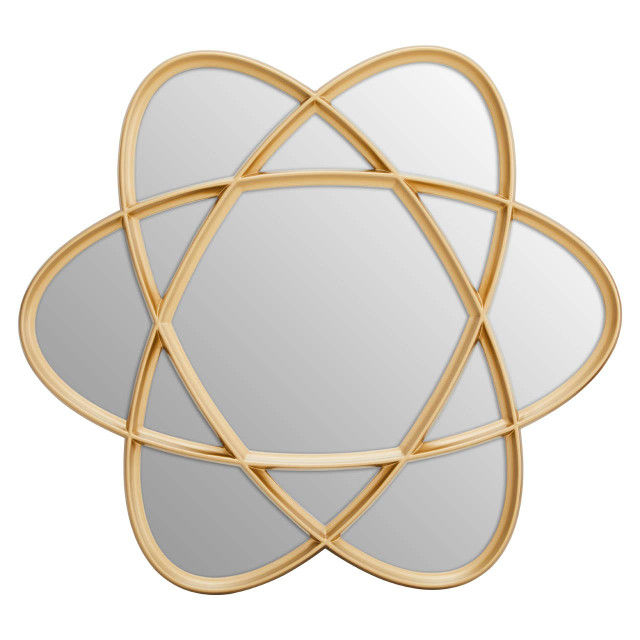 premier housewares Terni Gold Wall Mirror