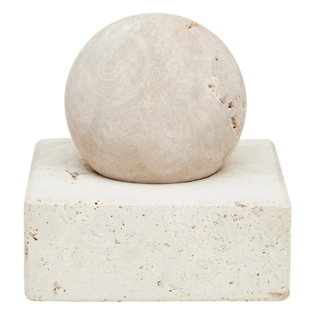 Premier Housewares Tibor Travertine Sculpture