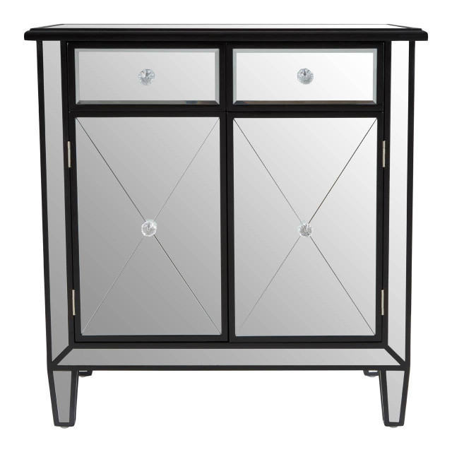 Premier Housewares Tiffany Mirrored Side Board