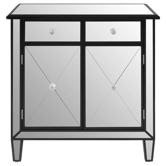 Premier Housewares Tiffany Mirrored Side Board