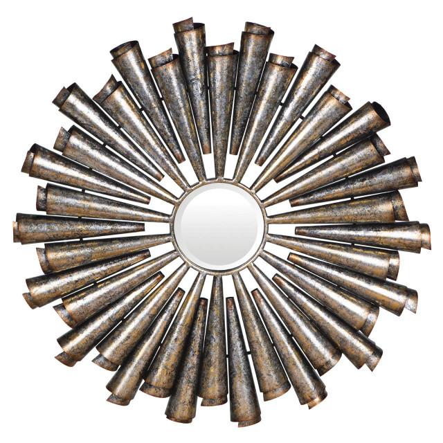 premier housewares Tribeca Silver Wall Mirror