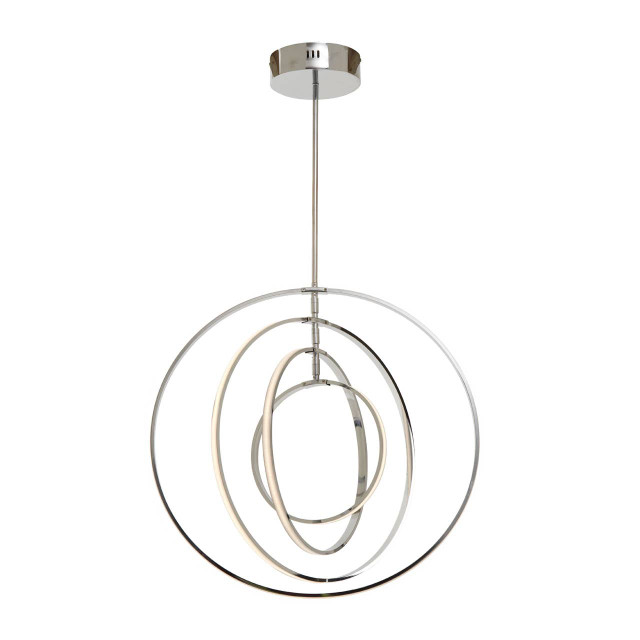Premier Housewares Trieste Four Ring Pendant Light