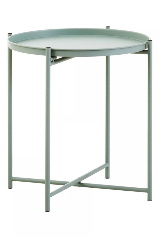 Premier Housewares Trosa Green Iron Side Table