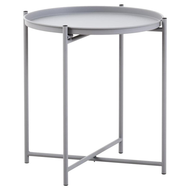 Premier Housewares Trosa Grey Iron Side Table