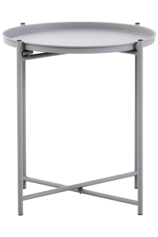 premier housewares Trosa Grey Iron Side Table
