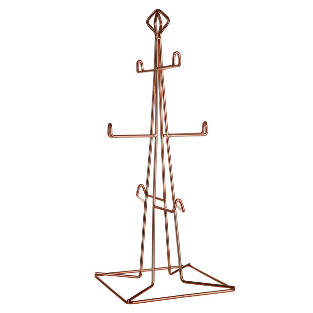 Premier Housewares Vertex Copper Finish 6 Mug Tree
