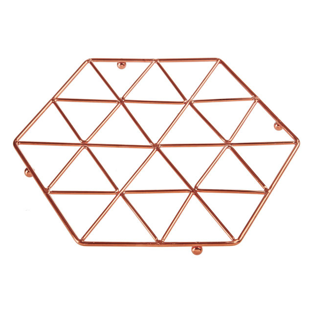 premier housewares Vertex Copper Finish Trivet