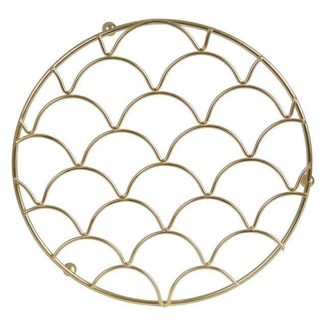 Premier Housewares Vertex Deco Matte Gold Trivet