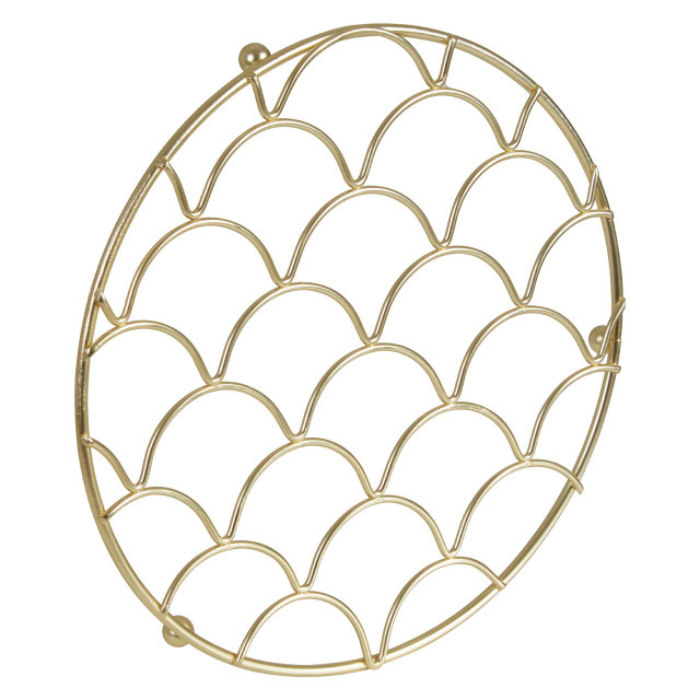 Premier Housewares Vertex Deco Matte Gold Trivet