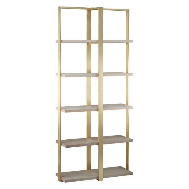 Premier Housewares Villi Oak Wood Shelf Unit