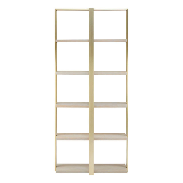 premier housewares Villi Oak Wood Shelf Unit