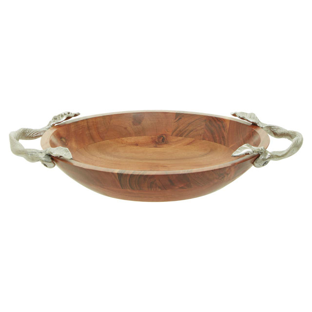 Premier Housewares Vine Acacia Wood Serving Bowl
