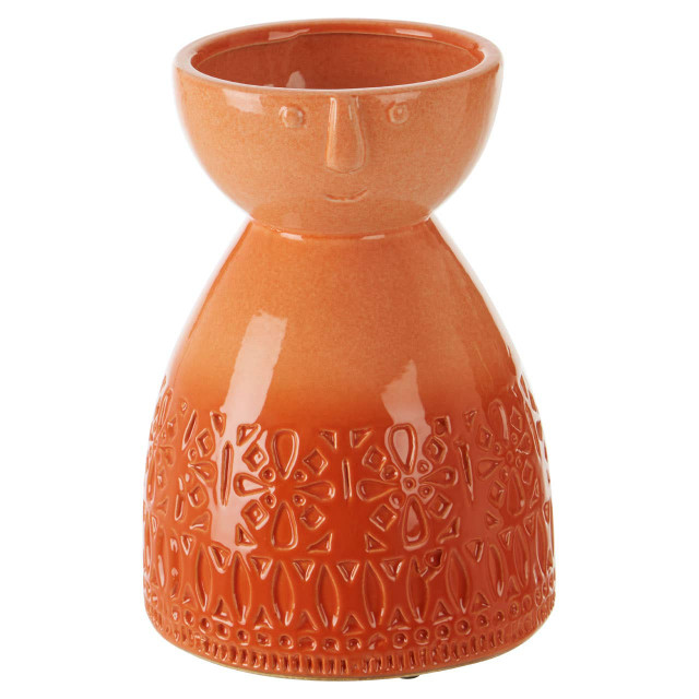 Premier Housewares Visage Medium Coral Face Vase