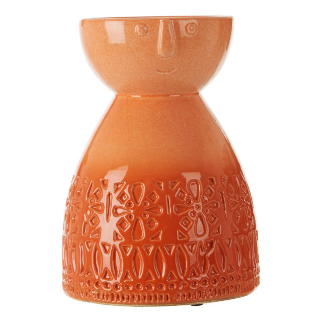 premier housewares Visage Medium Coral Face Vase