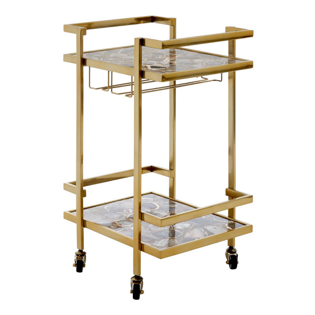premier housewares Vita Drinks Trolley in Agate