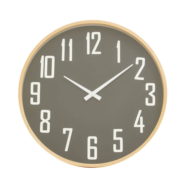 premier housewares Vitus Black Wall Clock