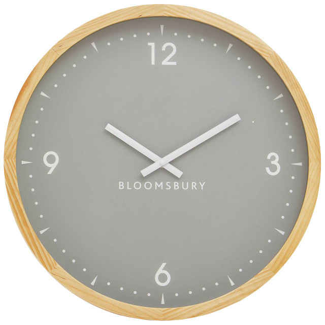 Premier Housewares Vitus Grey Wall Clock