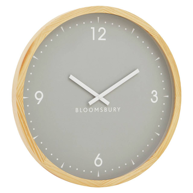 Premier Housewares Vitus Grey Wall Clock