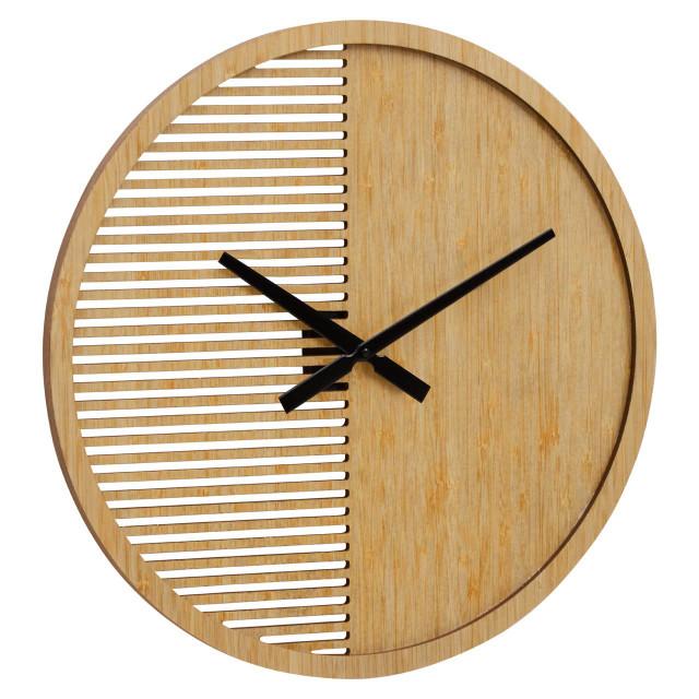 Premier Housewares Vitus Large Wooden Wall Clock
