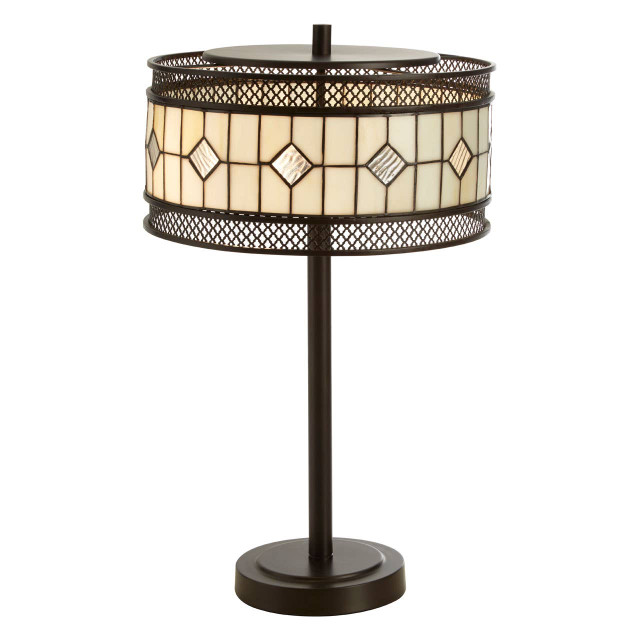 premier housewares Waldorf Diamond Deco Table Lamp
