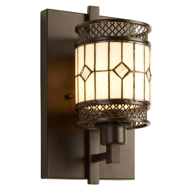 Premier Housewares Waldorf Diamond Deco Wall Light