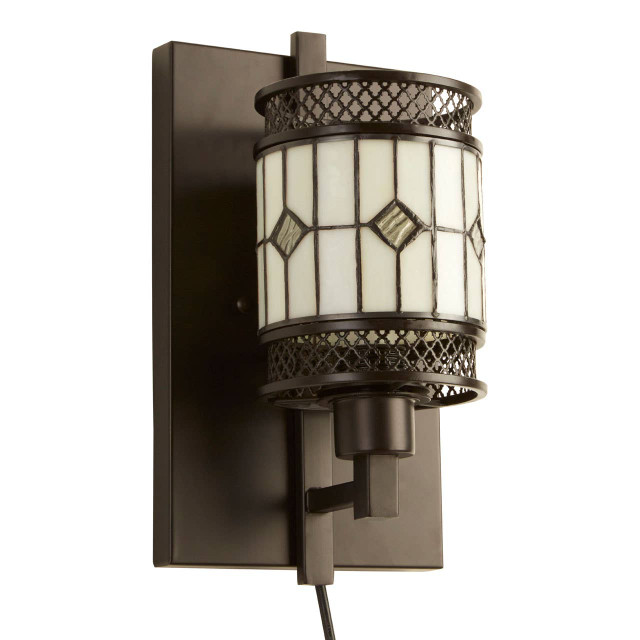 Premier Housewares Waldorf Diamond Deco Wall Light