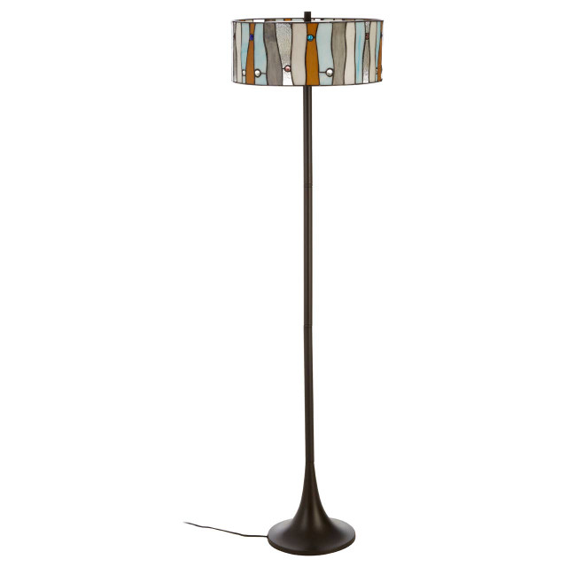 Premier Housewares Waldorf Jewel Deco Floor Lamp