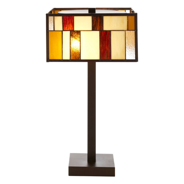Premier Housewares Waldorf Square Deco Table Lamp