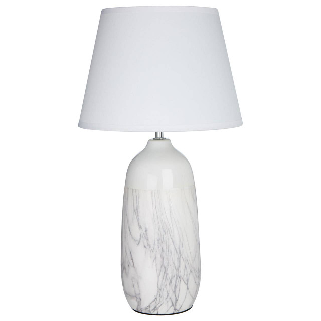 premier housewares Welma White Ceramic Table Lamp
