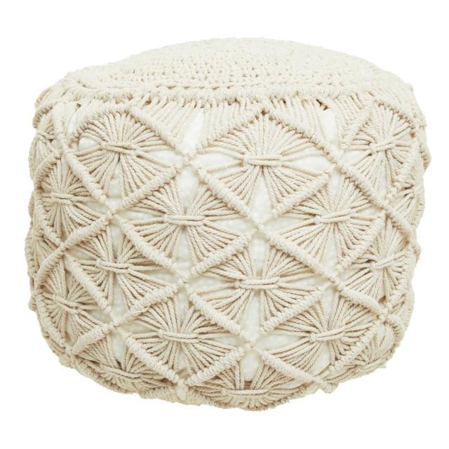 Premier Housewares West Village Knitted Pouffe