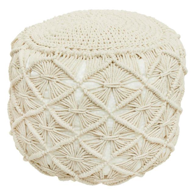 Premier Housewares West Village Knitted Pouffe