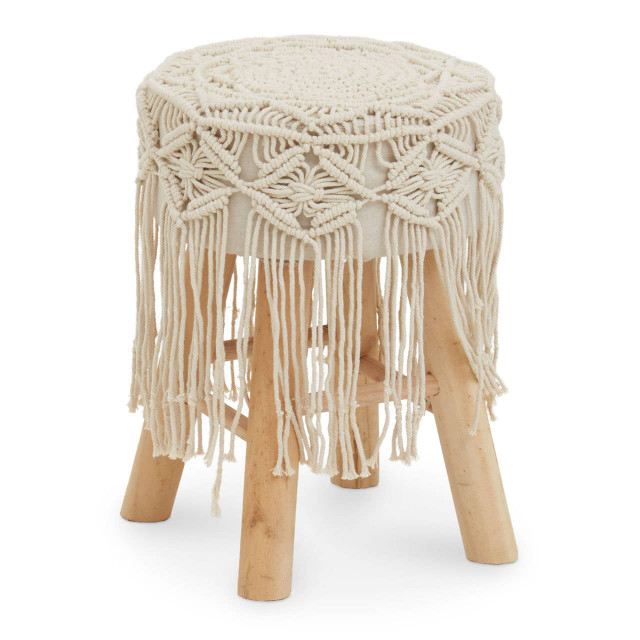 Premier Housewares West Village Weave Seat Stool